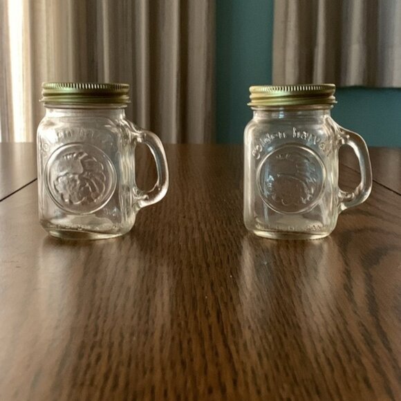 (Set of 2) Capped Mason Mayonnaise Jars - Picture 5 of 10